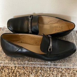 Naturalizer Black Loafers, size 8.